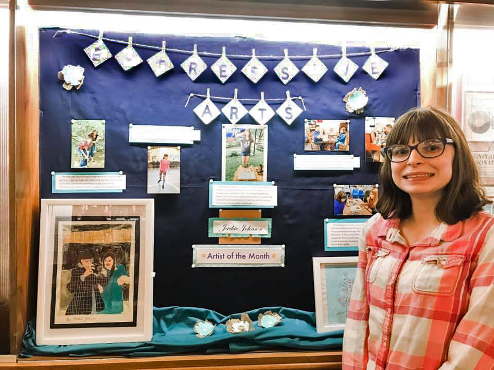 Expressive Arts student Jackie is Artist of the Month