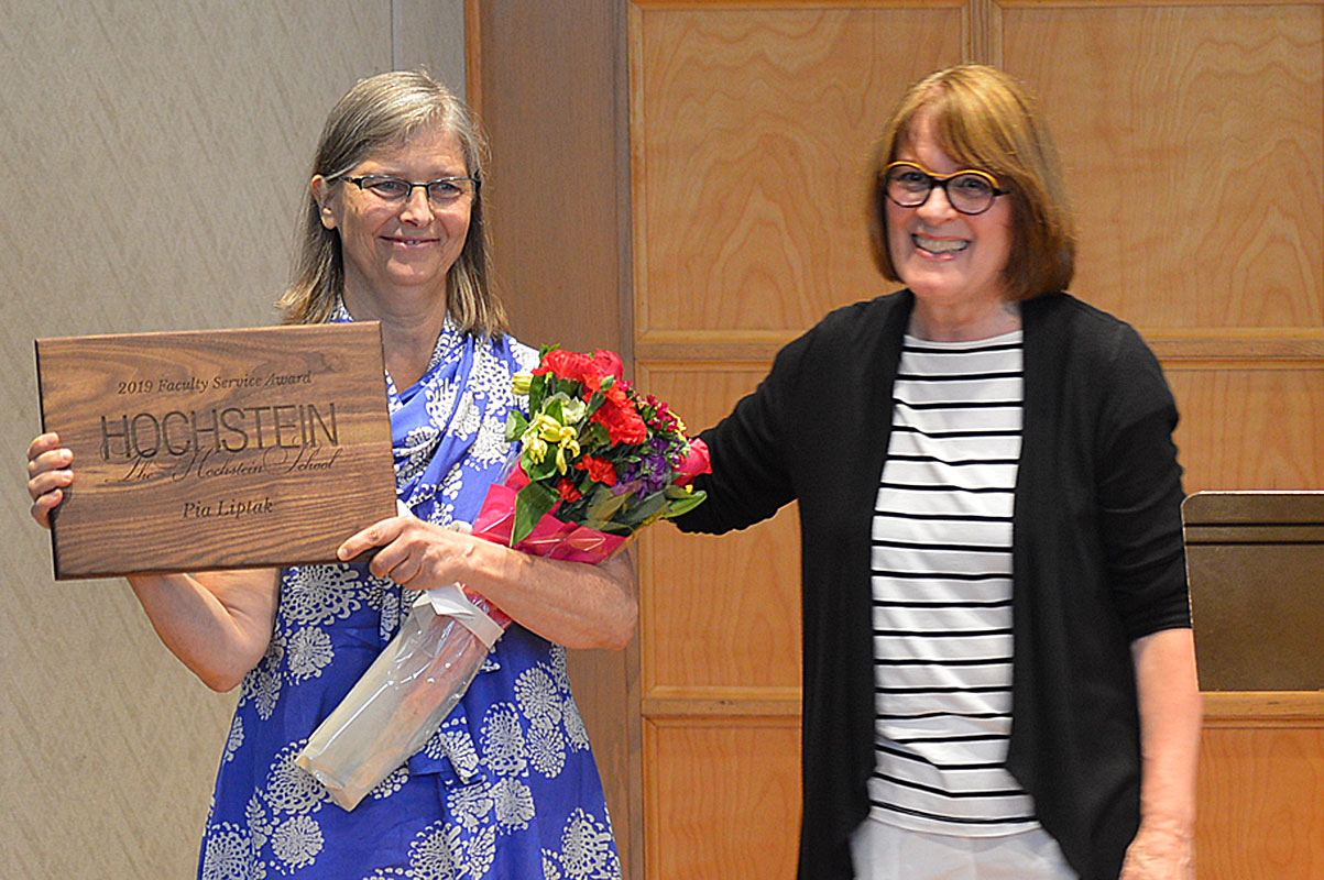 Violin instructor Pia Liptak receives 2019 Hochstein Faculty Service Award