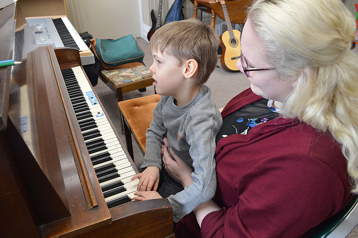 Expressive Arts student Kieran loves a musical challenge