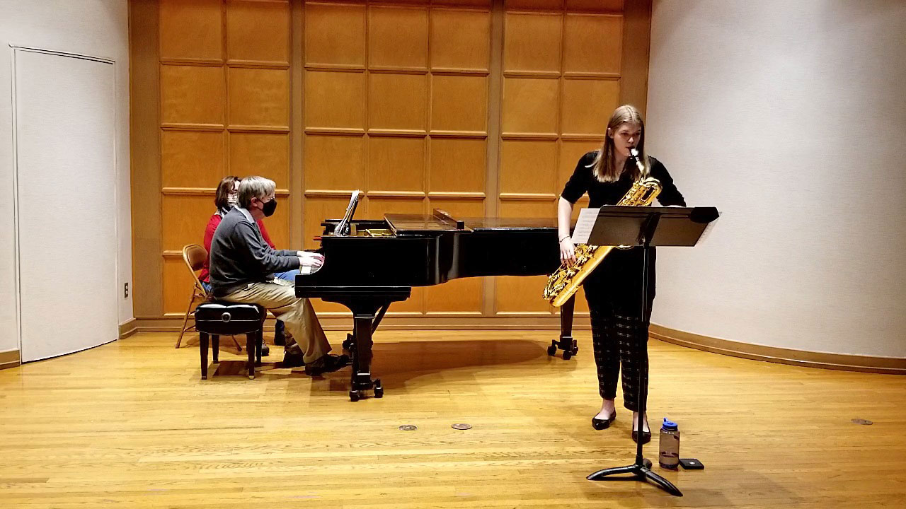 Online lessons led to successful solo fest performance