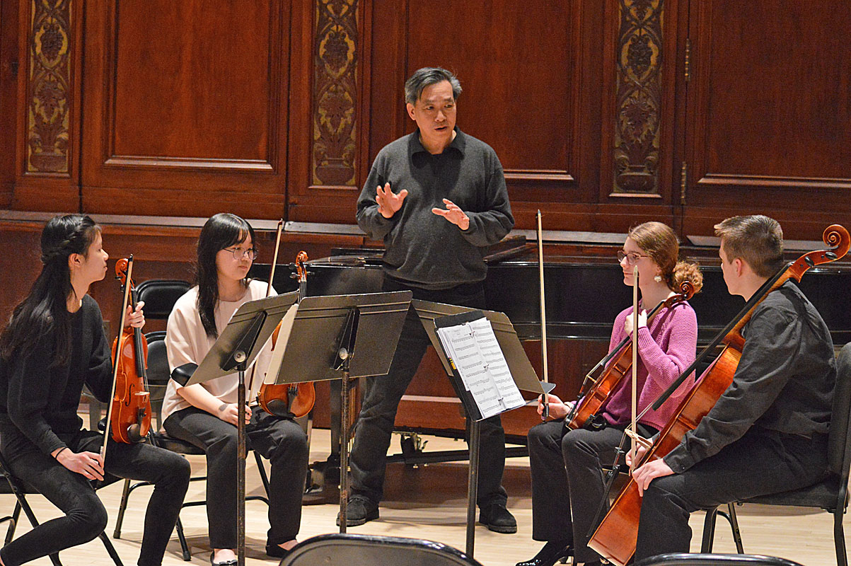 Hochstein chamber ensembles work with David Ying