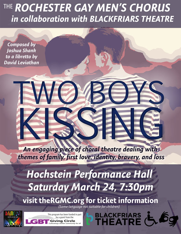 Rochester Gay Men's Chorus - "Two Boys Kissing"