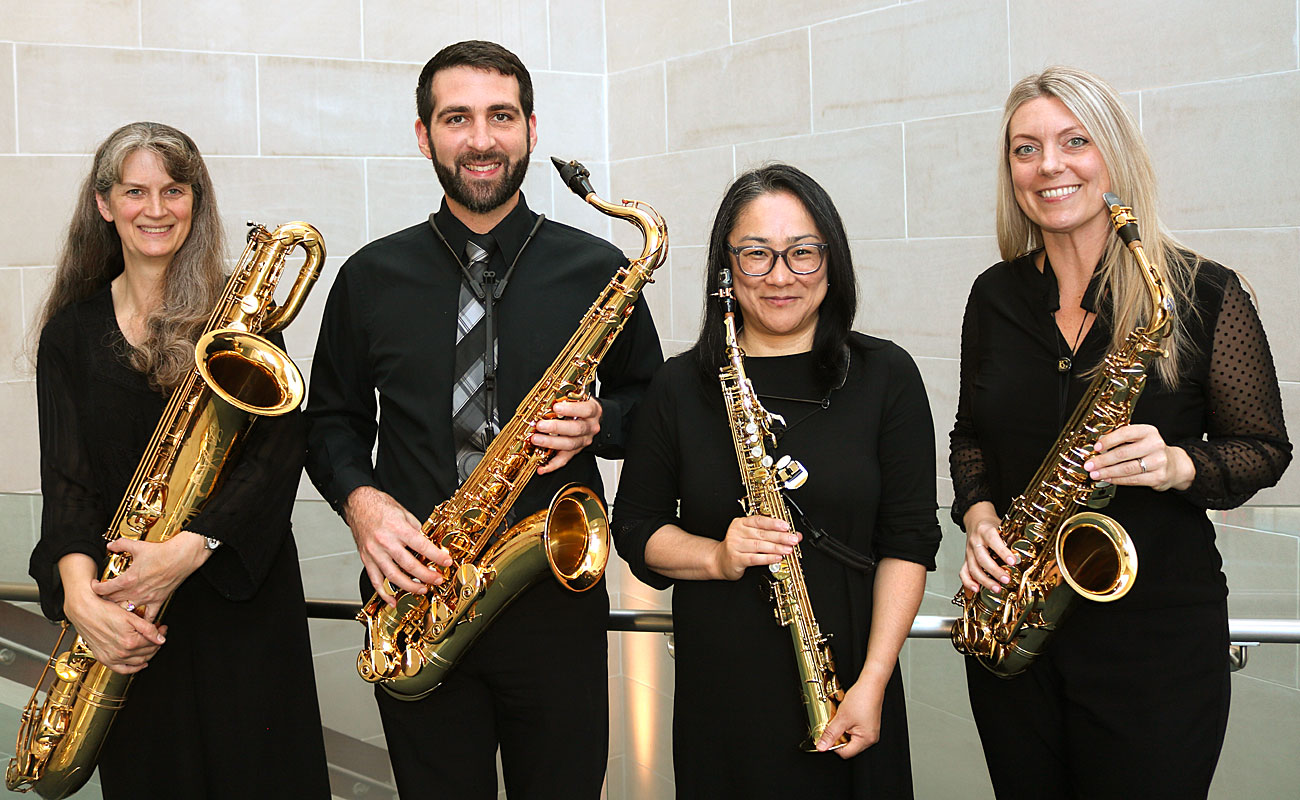 Spotlight on Faculty – Vertex Saxophone Quartet	